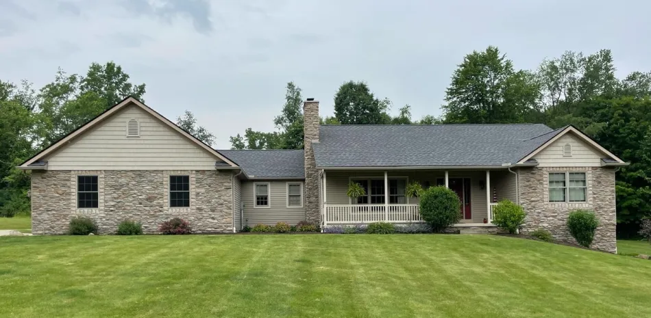 residential roof install mansfield oh
