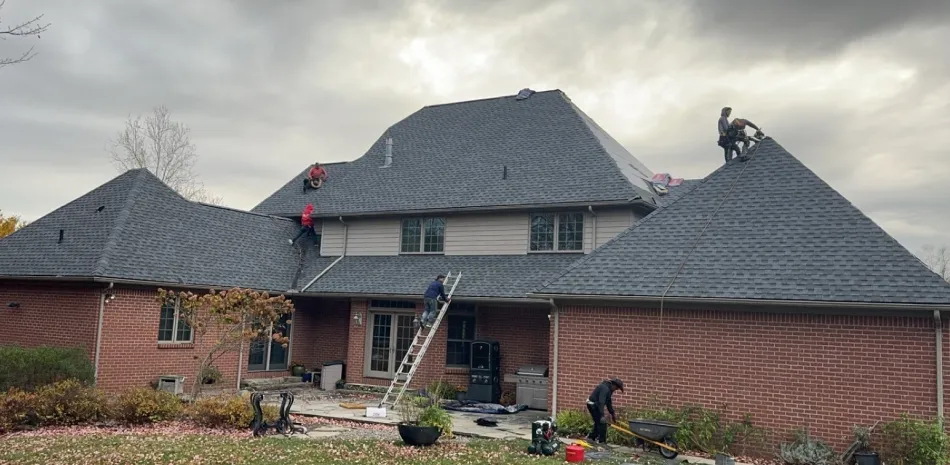roof repair tarping mansfield oh